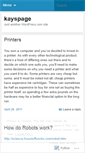 Mobile Screenshot of kayspage.wordpress.com