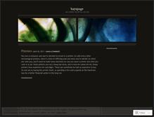 Tablet Screenshot of kayspage.wordpress.com