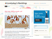 Tablet Screenshot of lovelydayy.wordpress.com