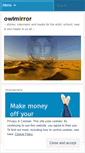 Mobile Screenshot of owlmirror.wordpress.com