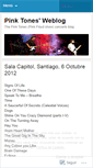 Mobile Screenshot of pinktones.wordpress.com