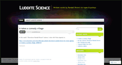 Desktop Screenshot of ludditescience.wordpress.com