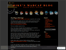 Tablet Screenshot of madcapsoftware2.wordpress.com