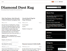 Tablet Screenshot of diamonddustrag.wordpress.com