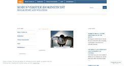 Desktop Screenshot of kobusverster.wordpress.com