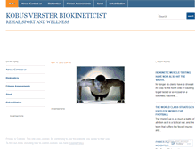 Tablet Screenshot of kobusverster.wordpress.com