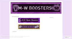 Desktop Screenshot of mwboosters.wordpress.com