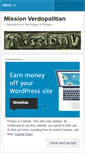 Mobile Screenshot of missionverdopolitian.wordpress.com
