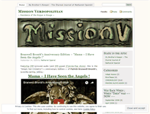 Tablet Screenshot of missionverdopolitian.wordpress.com