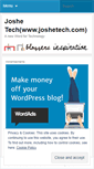 Mobile Screenshot of joshetech.wordpress.com