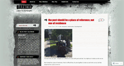 Desktop Screenshot of barkerp.wordpress.com