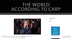 Desktop Screenshot of carpentier.wordpress.com