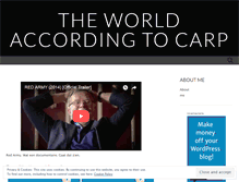 Tablet Screenshot of carpentier.wordpress.com