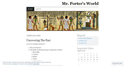 Desktop Screenshot of mrportersworld.wordpress.com