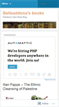 Mobile Screenshot of belleadonna.wordpress.com