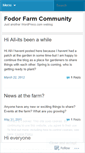 Mobile Screenshot of fodorfarm.wordpress.com