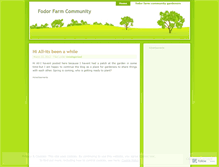 Tablet Screenshot of fodorfarm.wordpress.com