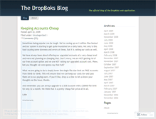 Tablet Screenshot of dropboks.wordpress.com
