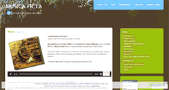 Desktop Screenshot of musicafictanz.wordpress.com