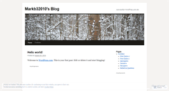 Desktop Screenshot of markb32010.wordpress.com