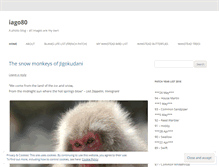 Tablet Screenshot of iago80.wordpress.com