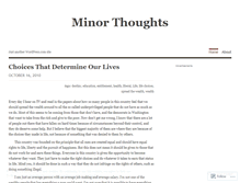 Tablet Screenshot of minorpryor.wordpress.com