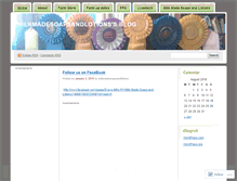 Tablet Screenshot of milkmadesoapsandlotions.wordpress.com