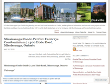 Tablet Screenshot of iblogoakville.wordpress.com