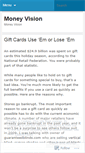 Mobile Screenshot of moneyvision.wordpress.com