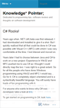 Mobile Screenshot of knowledgepointer.wordpress.com