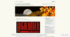 Desktop Screenshot of lalunedumultimedia.wordpress.com