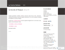 Tablet Screenshot of lacucinaitaliana.wordpress.com