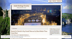 Desktop Screenshot of irishheritageclub.wordpress.com