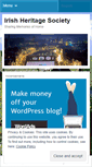 Mobile Screenshot of irishheritageclub.wordpress.com