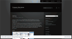 Desktop Screenshot of freewarealternatives.wordpress.com