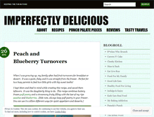 Tablet Screenshot of imperfectlydelicious.wordpress.com