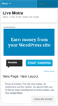 Mobile Screenshot of livemotra.wordpress.com