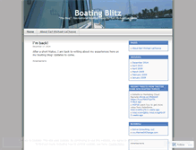 Tablet Screenshot of boatingblitz.wordpress.com