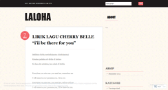 Desktop Screenshot of laloha.wordpress.com