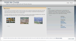 Desktop Screenshot of hotellascruces.wordpress.com