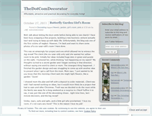 Tablet Screenshot of dotcomdecor.wordpress.com