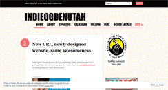 Desktop Screenshot of indieogdenutah.wordpress.com