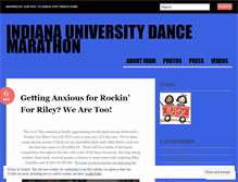 Tablet Screenshot of iudancemarathon.wordpress.com