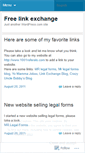 Mobile Screenshot of linkexchange1001.wordpress.com
