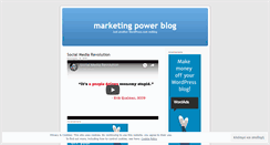 Desktop Screenshot of greekmarketing.wordpress.com