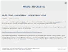 Tablet Screenshot of kparal.wordpress.com
