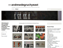 Tablet Screenshot of andrewdegruchyeast.wordpress.com