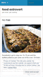 Mobile Screenshot of foodextrovert.wordpress.com