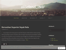 Tablet Screenshot of oviefendi.wordpress.com
