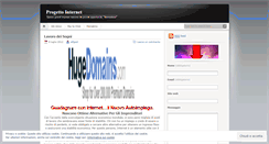 Desktop Screenshot of progettointernet.wordpress.com
